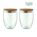 Set of 2 glasses 350 ml in box, Transparent